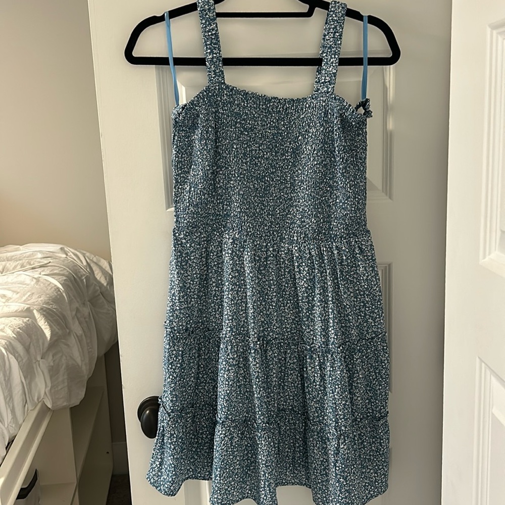 Blue floral Sun Dress